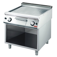 Plancha gaz plaque lisse chromée 70/80 FTGS-FR Gastro M 700