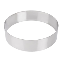 Cercle à mousse inox De Buyer 240 x 60mm