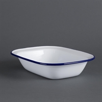 Olympia Emaille-Rechteckschalen 280x190mm (6 Stück)