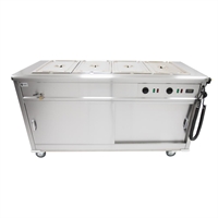 Parry Mobile Servery with Bain Marie Top MSB