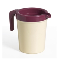 KH Healthcare Jug 1Ltr Insulated PP Yellow (12 Pack)