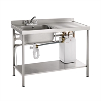 Parry Stainless Steel Fully Assembled Sink Right Hand Drainer