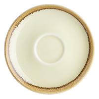 Olympia Kiln Cappuccino Saucers Sandstone 160mm (6 Pack)