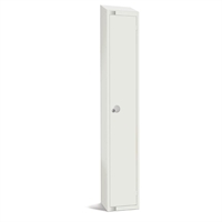 Elite Single Door 300mm Deep Lockers White Elite Single Door 300mm Deep Lockers White