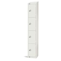 Elite Four Door 300mm Deep Lockers White