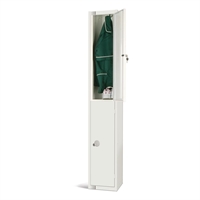 Elite Double Door 450mm Deep Lockers White