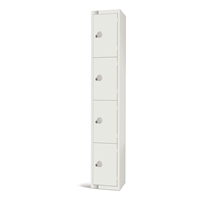 Elite Four Door 450mm Deep Lockers White