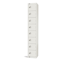 Elite Eight Door 450mm Deep Lockers White