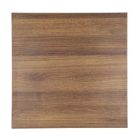 Bolero Pre-drilled Square Tabletops Rustic Oak