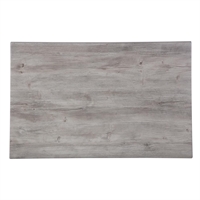 Werzalit Rectangular 1100x700mm Table Top Ponderosa Grey