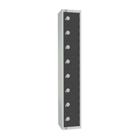 Elite Eight Door 450mm Deep Lockers Graphite Grey