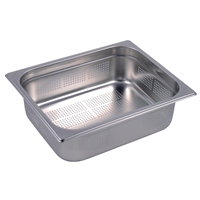 Bac inox perforé GN1/2 Gastro M 100mm