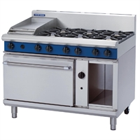 Blue Seal by Moffat 1200mm Oven Range with 6 Burners and Griddle LPG G508C