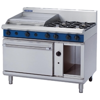 Blue Seal by Moffat 1200mm Oven Range with 4 Burners and Griddle LPG G508B