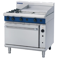Blue Seal by Moffat 900mm Convection Oven Range with 2 Burners and Griddle LPG G56B
