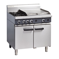 Cobra by Moffat Oven Range with 2 Burners and Griddle LPG CR9B