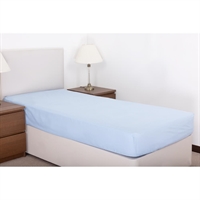Essentials Temir Fitted Sheet Blue Single