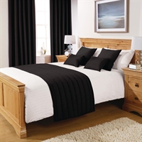 Comfort Simplicity Eyelet Curtains Black