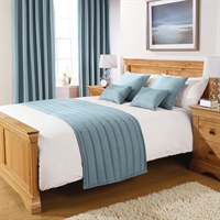 Comfort Simplicity Tape Top Curtains Cool Blue