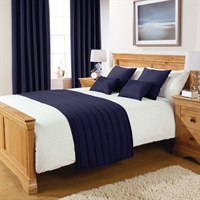 Comfort Simplicity Eyelet Curtains Navy
