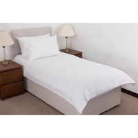 Essentials Temir Duvet Cover Ivory Single Open