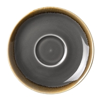 Olympia Kiln Cappuccino Saucers Smoke 140mm (6 Pack)