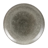 Assiettes rondes Churchill Studio Prints Raku Quartz Black 288mm (Lot de 12)