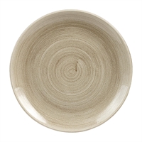 Churchill Stonecast Patina Antique Coupe Plates  Taupe 260mm (12 Pack)