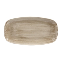 Churchill Stonecast Patina Antique Rectangular Plates Taupe 355mm