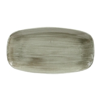 Churchill Stonecast Patina Antique Rectangular Plates Green 355mm (6 Pack)