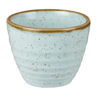 Churchill Stonecast Round Dip Pots Duck Egg Ripple 57mm (12 Pack)