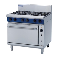 Blue Seal range 900mm cooktop with gas convection oven -NAT
