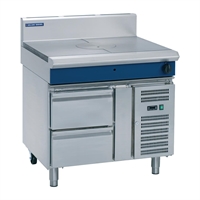 Target Top Gas Range 900mm C/W 2 Draw Refrigerated Base