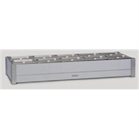 Roband Hot Bain-Marie BM23A fits 2 row x 3 1/2 size pans 6x 1/2 size 100mm pans & lids included
