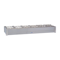 Roband Hot Bain-Marie BM26A fits 2 row x 6 1/2 size pans 12x 1/2 size 100mm pans & lids included