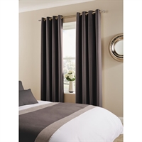 Comfort Tundra Eyelet Curtains Pewter