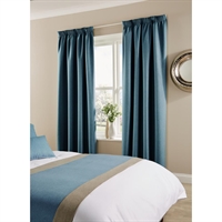 Comfort Tundra Tape Top Curtains Sky
