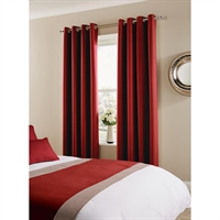Comfort Tundra Eyelet Curtains Bordeaux
