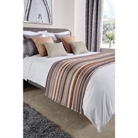 Luxury Fiorella Borderless Bed Runner Graphite