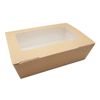 Huhtamaki Taste Large Food to Go Box (with Window Pack) (180 Pack)
