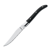 Amefa Royal Serrated Steak Knife Black (6 Pack)
