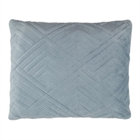 Comfort Constantine Quilted Cushion Cover with Zip Duck Egg 55x45cm