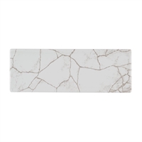 Churchill Studio Prints Kintsugi Agate Grey Oblong Plates 250x90mm (6 Pack)