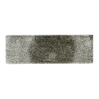 Churchill Raku Quartz Black Oblong Plates 330 x 110mm (6 Pack)