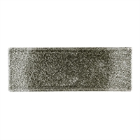 Churchill Raku Quartz Black Oblong Plates 250 x 90mm (6 Pack)