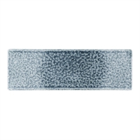 Churchill Raku Topaz Blue Oblong Plates 330 x 110mm (6 Pack)