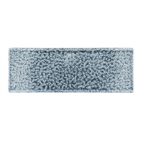 Churchill Raku Topaz Blue Oblong Plates 250 x 90mm (6 Pack)