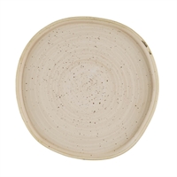 Churchill Stonecast Nutmeg Cream Organic Walled Plates 257mm (6 Pack)