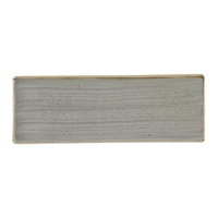 Churchill Stonecast Grey Oblong Plates 250 x 90mm (6 Pack)