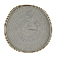 Churchill Stonecast Grey Organic Walled Plates 257mm (6 Pack)